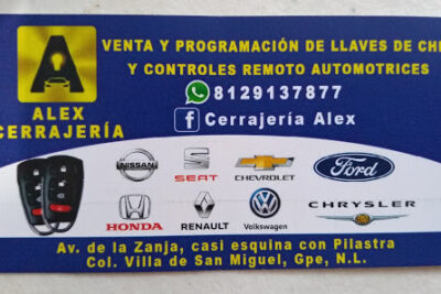 Cerrajeria Alex | Servicio de Cerrajero en Guadalupe 1 Cerrajeria Alex | Servicio de Cerrajero en Guadalupe