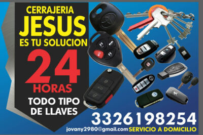CERRAJERÍA JESUS | Servicio de Cerrajero en Zapopan 1 CERRAJERÍA JESUS | Servicio de Cerrajero en Zapopan