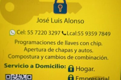 CERRAJERIA "ESCARCEGA" | Servicio de Cerrajero en Otumba 1 CERRAJERIA "ESCARCEGA" | Servicio de Cerrajero en Otumba